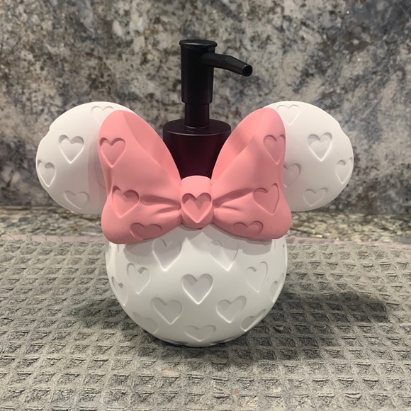 Disney Other - Disney Minnie Mouse Soap Dispenser with Pink Bow